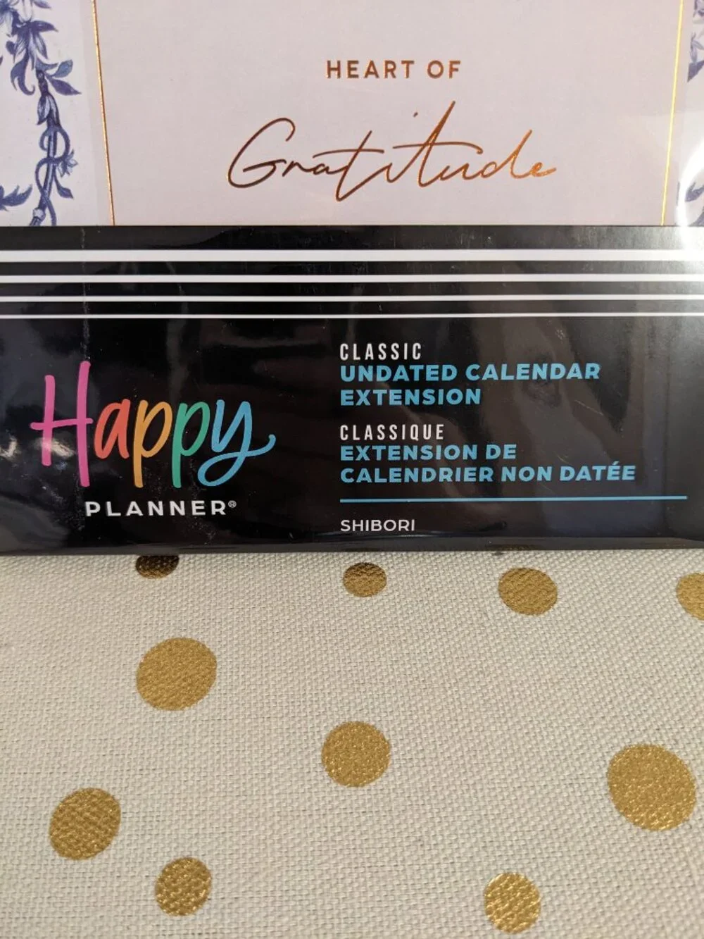 Happy Planner NWT Classic Undated Calendar Extension - Joy